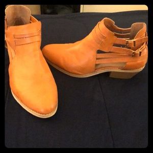 Torrid leather booties.  Size 10w.  NWOT